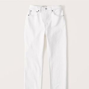 Abercrombie & Fitch Curve Love 90s Ultra High Rise Straight Jeans